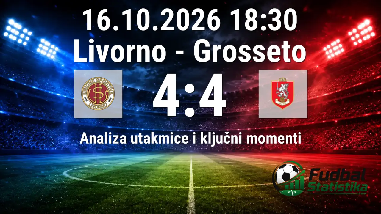 Livorno - Grosseto 4:4 u Seriji C