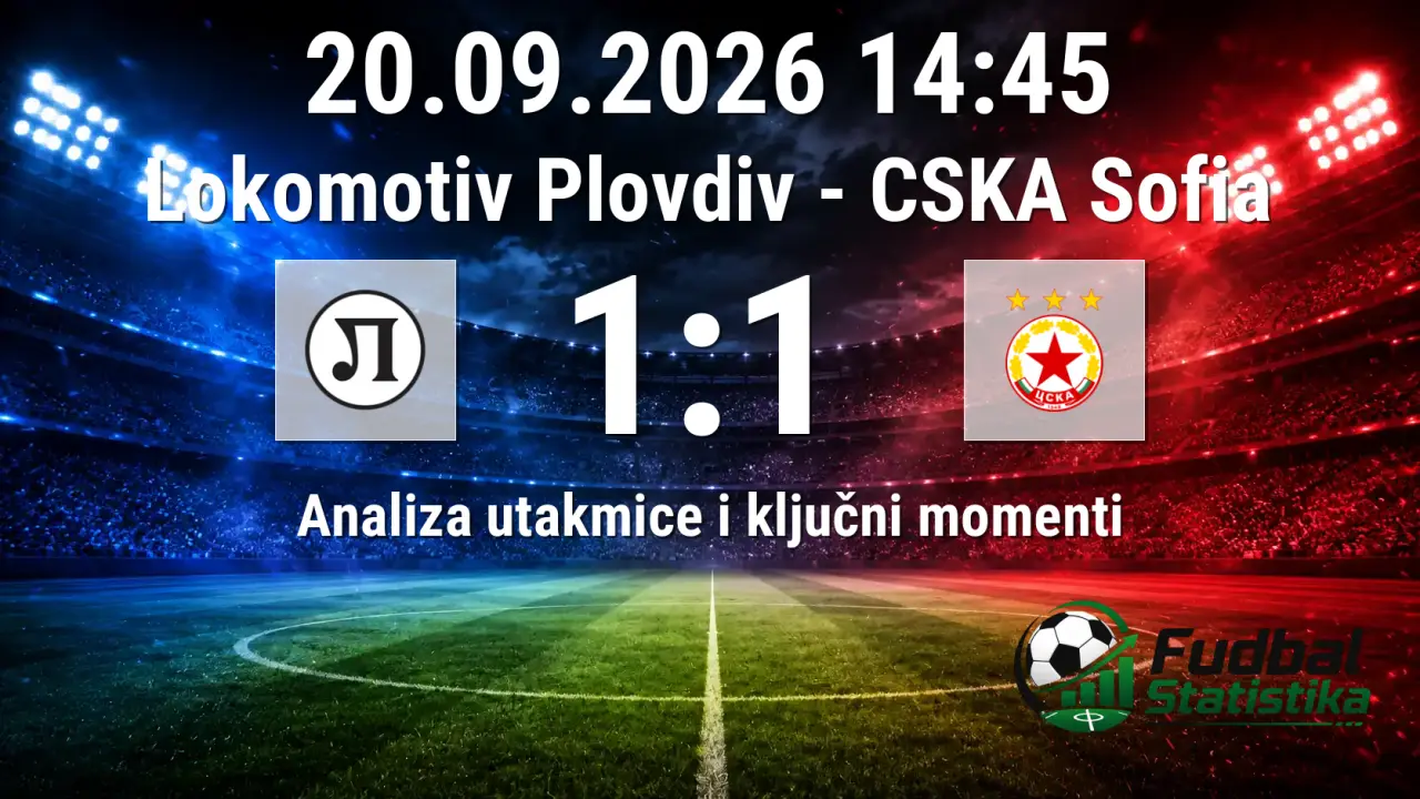 Lokomotiv Plovdiv - CSKA Sofia 1:1, Prva liga Bugarske