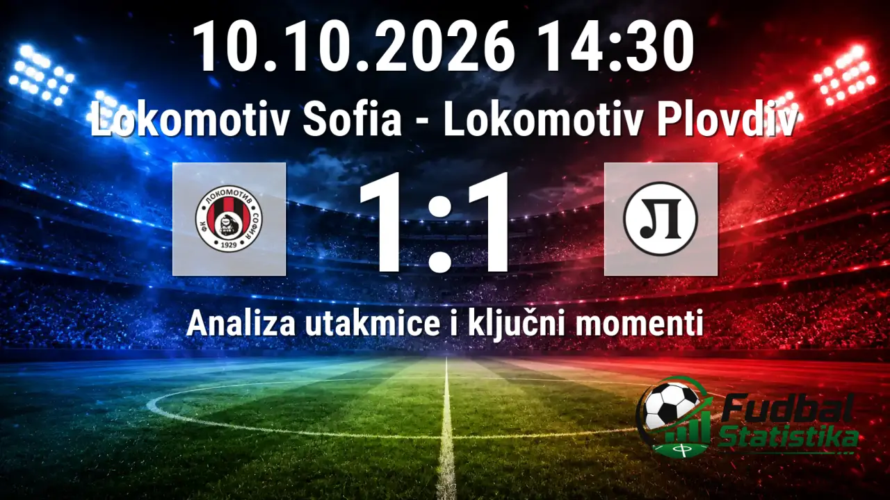 Lokomotiv Sofia - Lokomotiv Plovdiv 1:1, Bugarska Prva liga