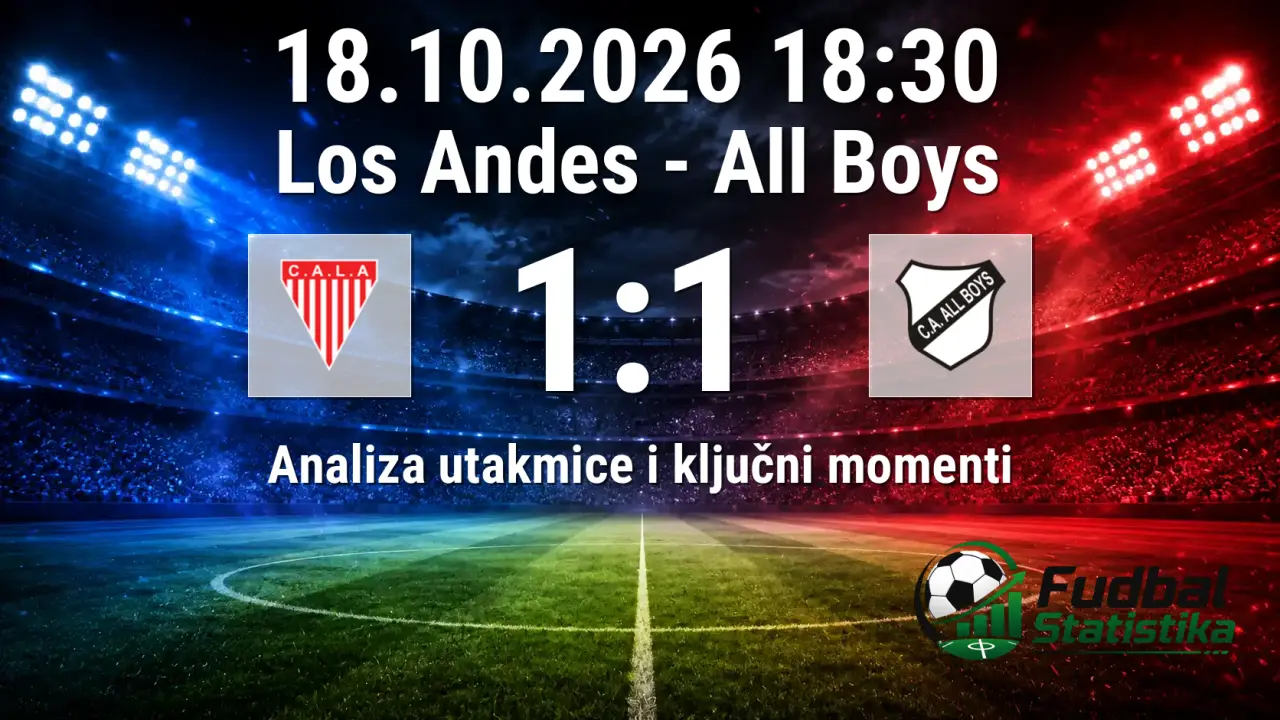 Los Andes - All Boys 1:1, Primera Nacional 2026