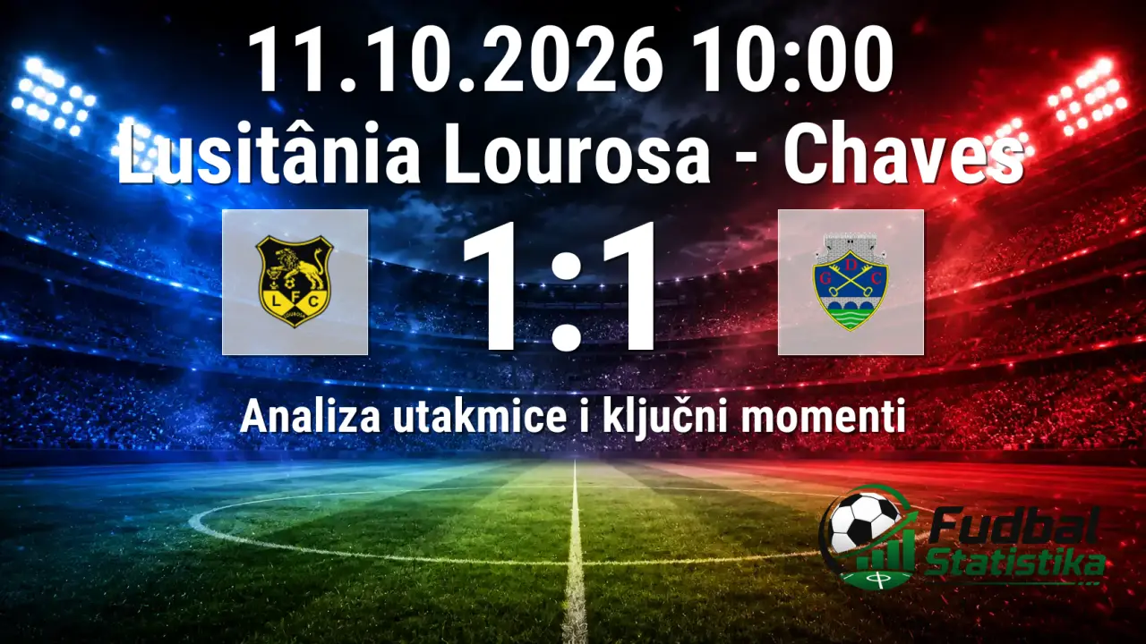 Lusitânia Lourosa i Chaves odigrali nerešeno u 7. kolu Segunda Lige