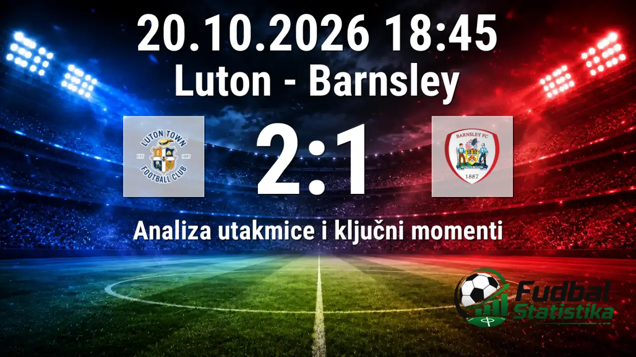 Luton - Barnsley 2:1, League One analiza