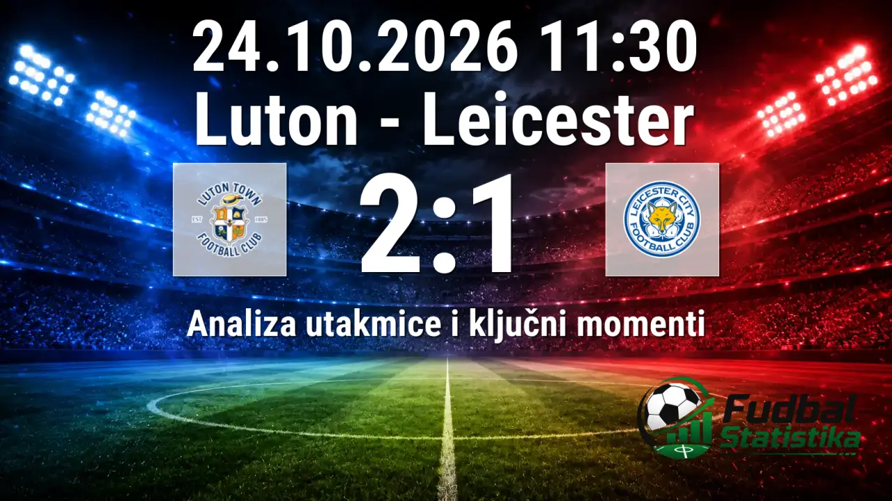 Luton - Leicester 2:1 u League One