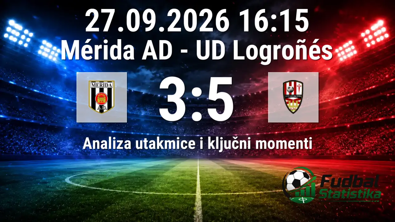 Mérida AD - UD Logroñés 3:5 analiza