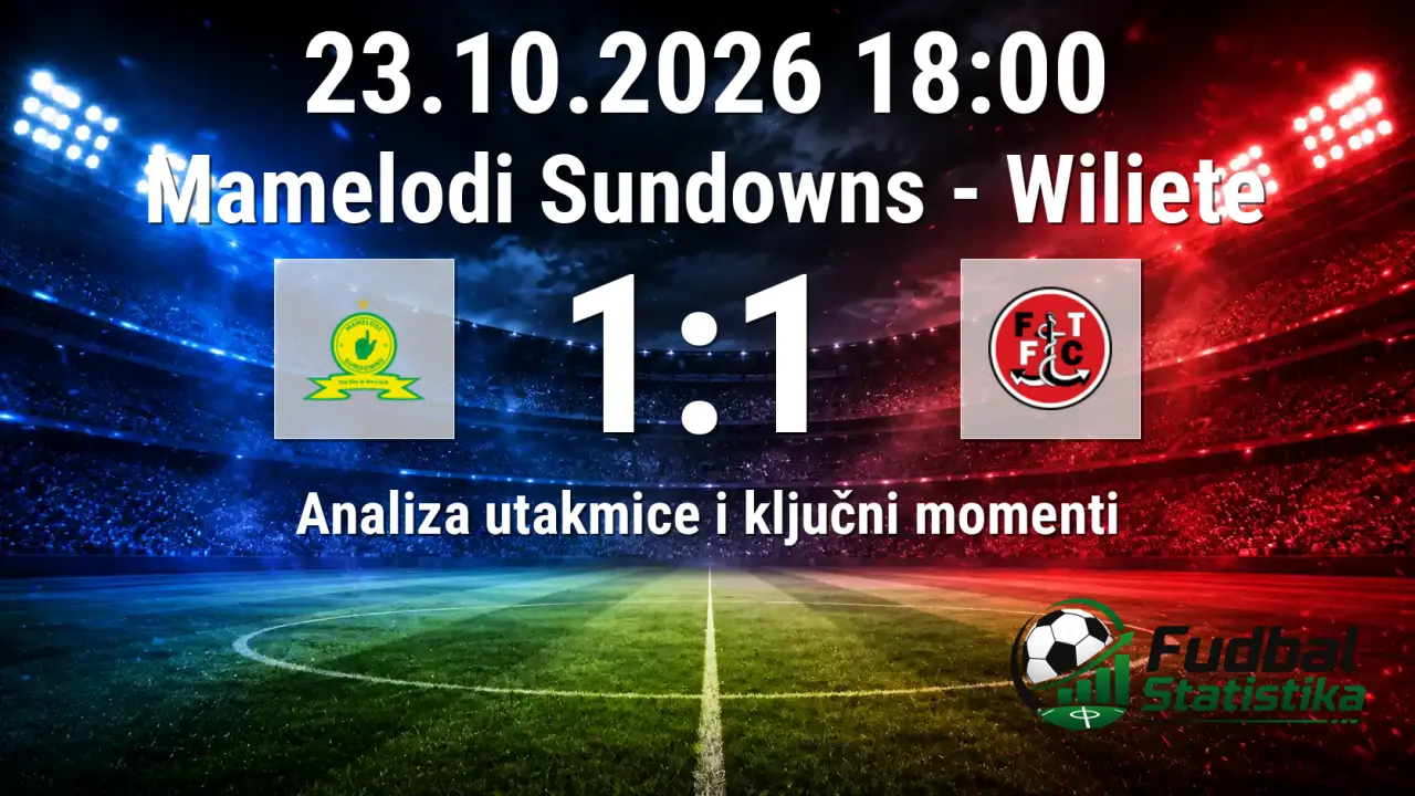 Mamelodi Sundowns i Wiliete remizirali u PRE rundi Lige šampiona CAF