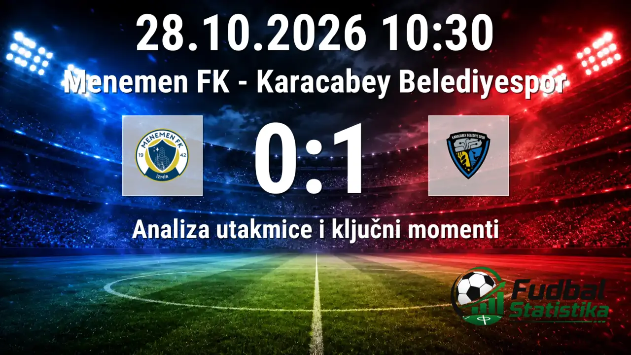 Menemen FK - Karacabey Belediyespor 0:1, Turski Kup 3. kolo