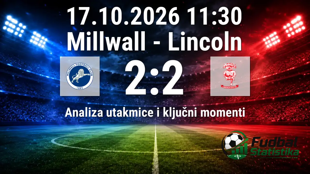 Millwall i Lincoln odigrali 2:2 u Championshipu na The Den