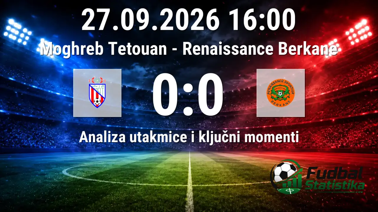 Moghreb Tetouan i Renaissance Berkane odigrali nerešeno u Botola Pro
