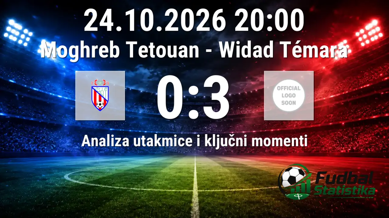 Moghreb Tetouan - Widad Témara 0:3, Botola Pro 5. kolo