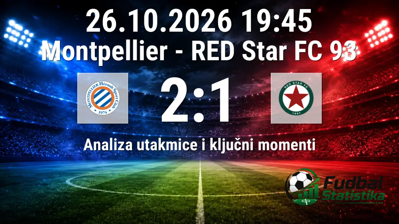 Montpellier - RED Star FC 93 2:1, Ligue 2 analiza