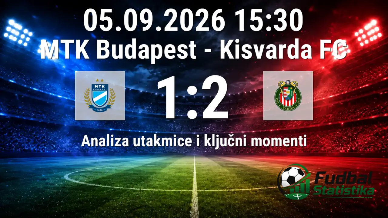 MTK Budapest - Kisvarda FC 1:2, NB I, 7. kolo