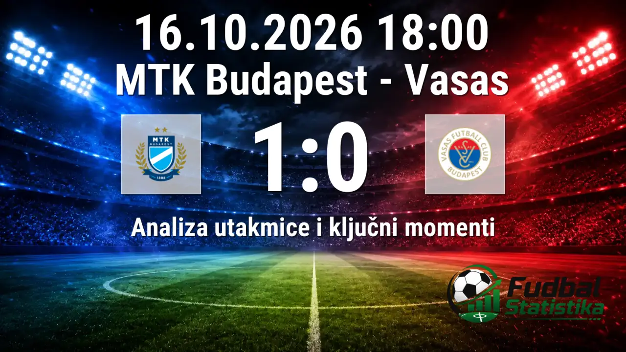 MTK Budapest - Vasas 1:0, NB I 10. kolo
