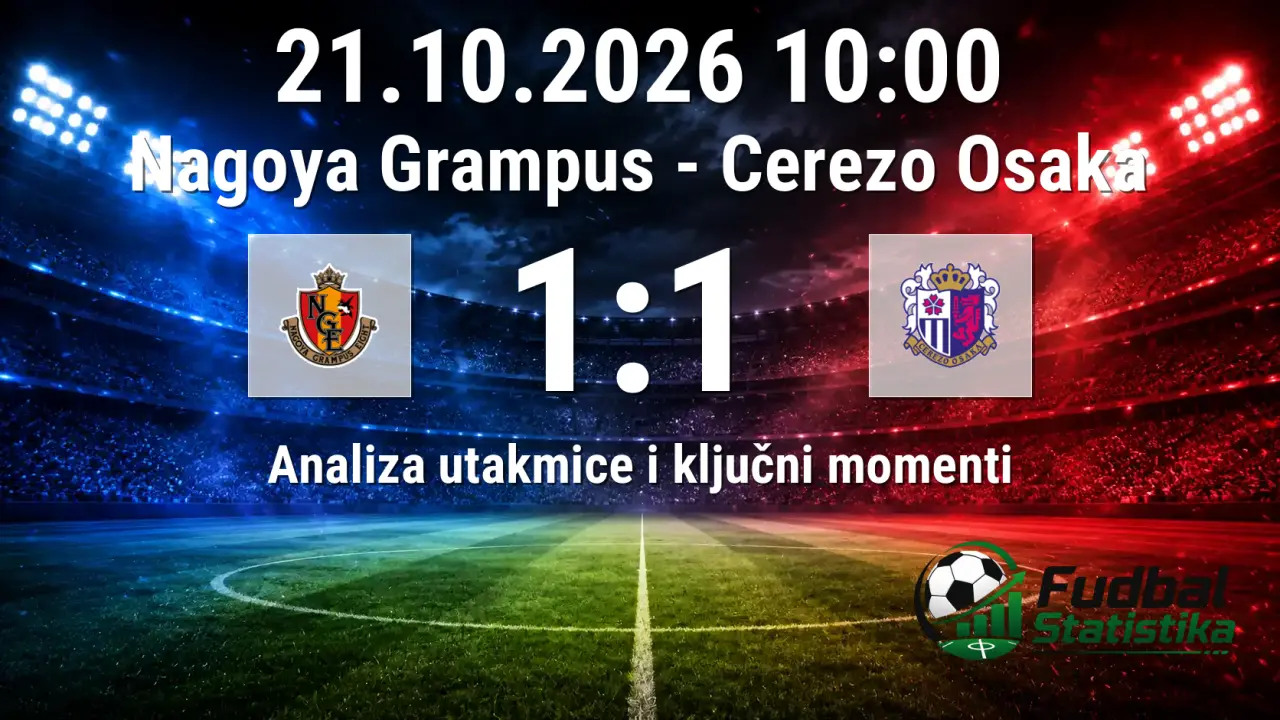 Nagoya Grampus vs Cerezo Osaka 1:1 - J1 League analiza