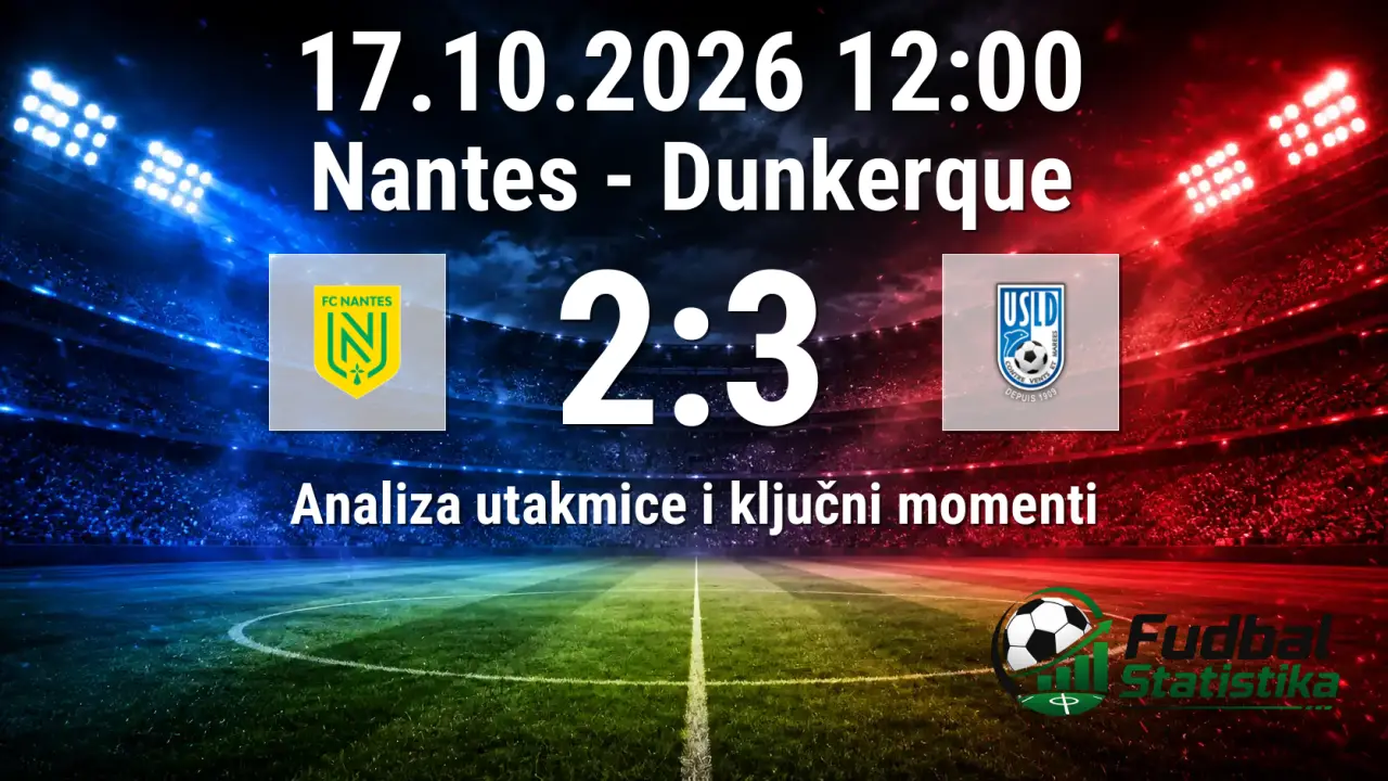 Nantes vs Dunkerque 2:3 - Ligue 2 analiza