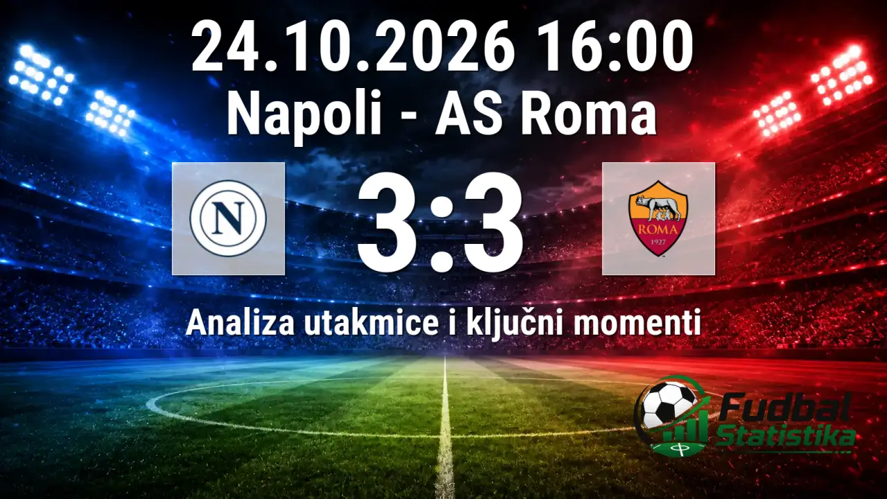 Napoli i Roma odigrali spektakularnih 3:3 u Seriji A