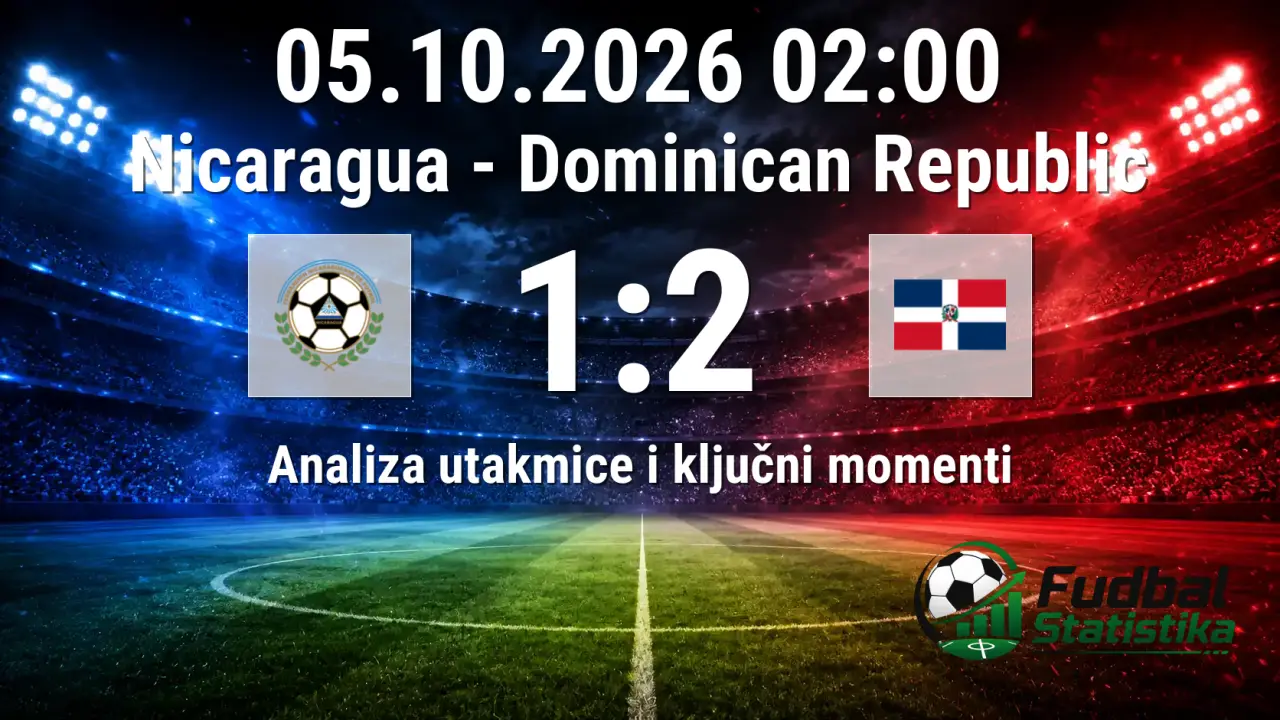 Nikaragva - Dominikanska Republika 1:2