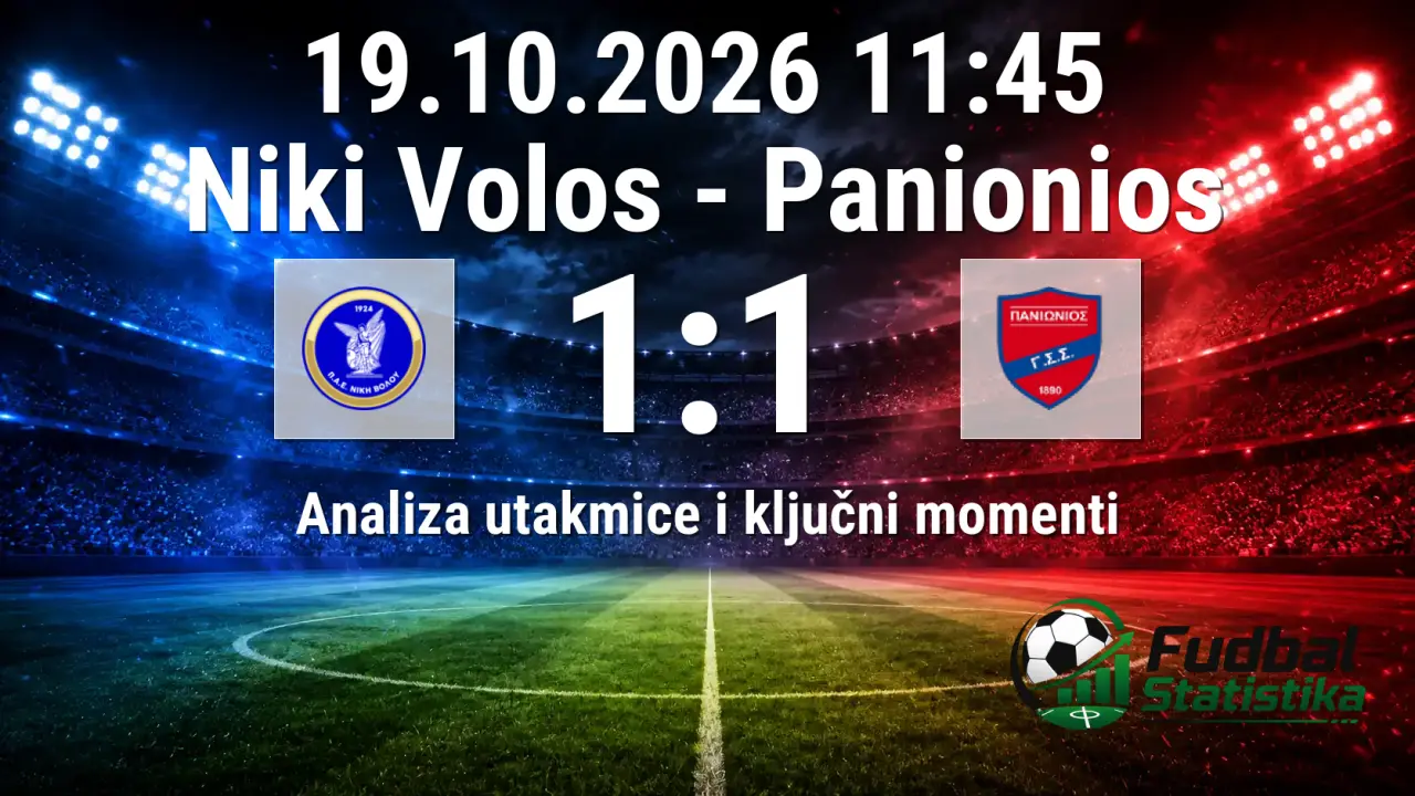 Niki Volos - Panionios 1:1 u Super League 2