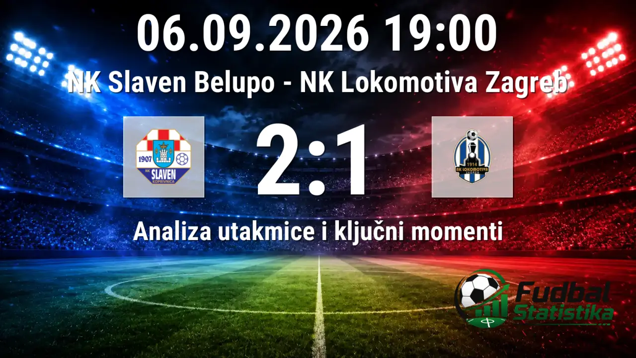 Slaven Belupo - Lokomotiva 2:1, HNL 6. kolo