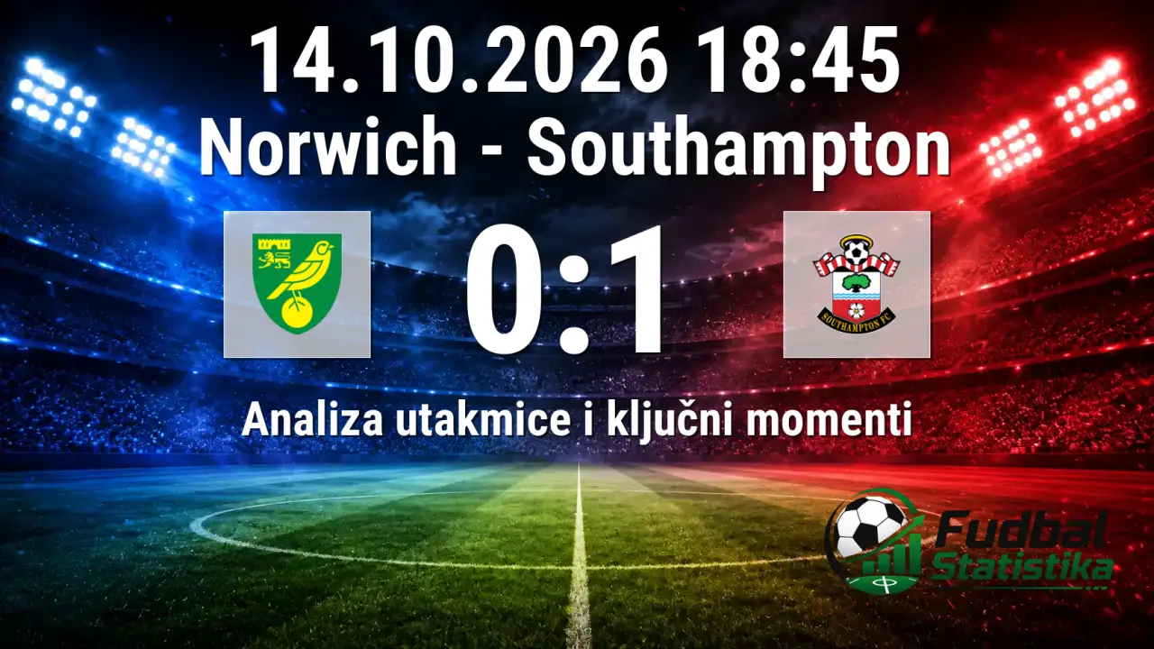 Norwich - Southampton 0:1, Championship 10. kolo