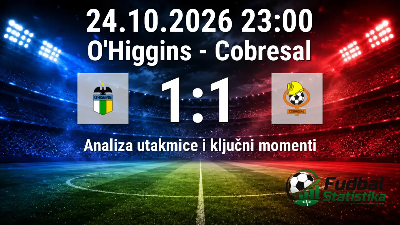 O'Higgins - Cobresal 1:1, Primera Division Chile 2026