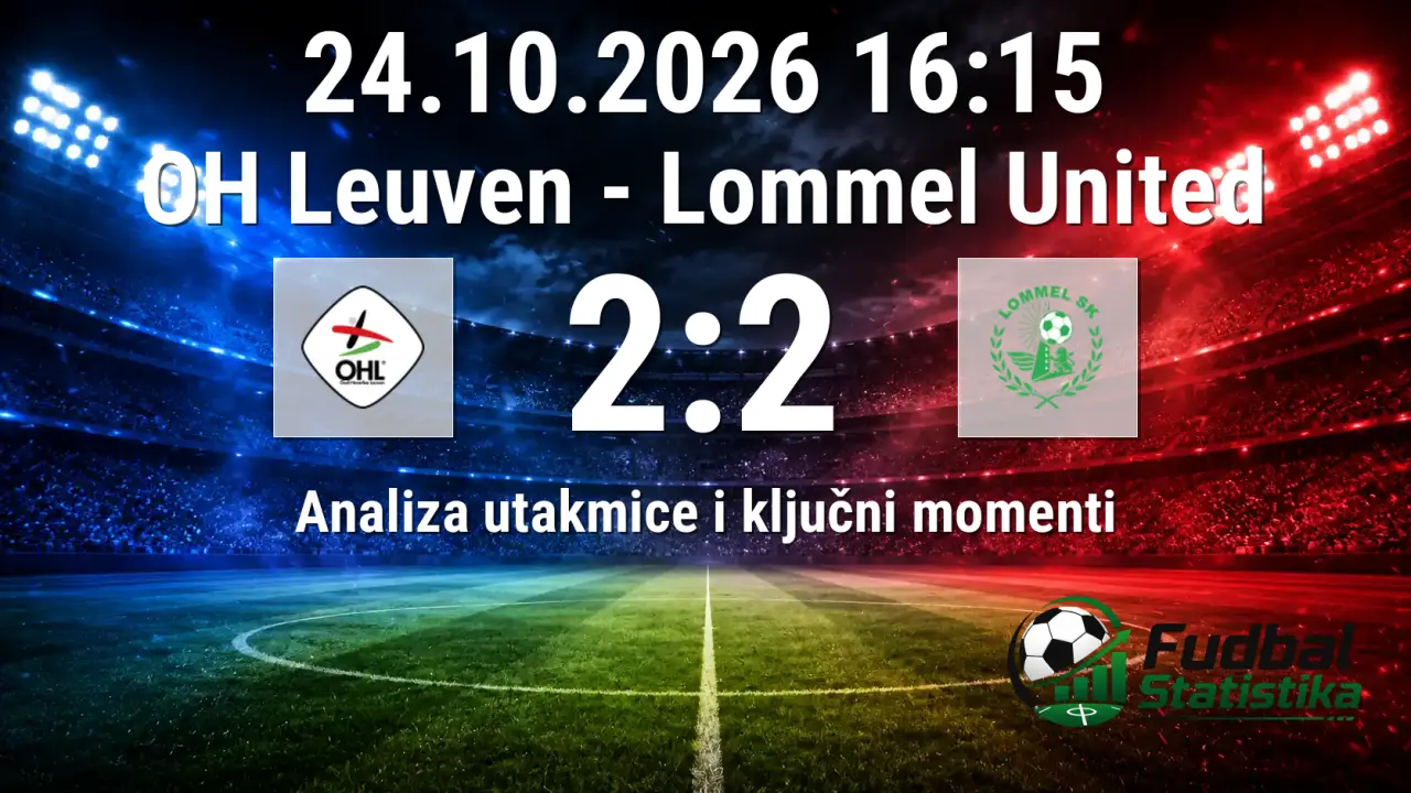 OH Leuven i Lommel United remizirali 2:2 u Jupiler Pro League