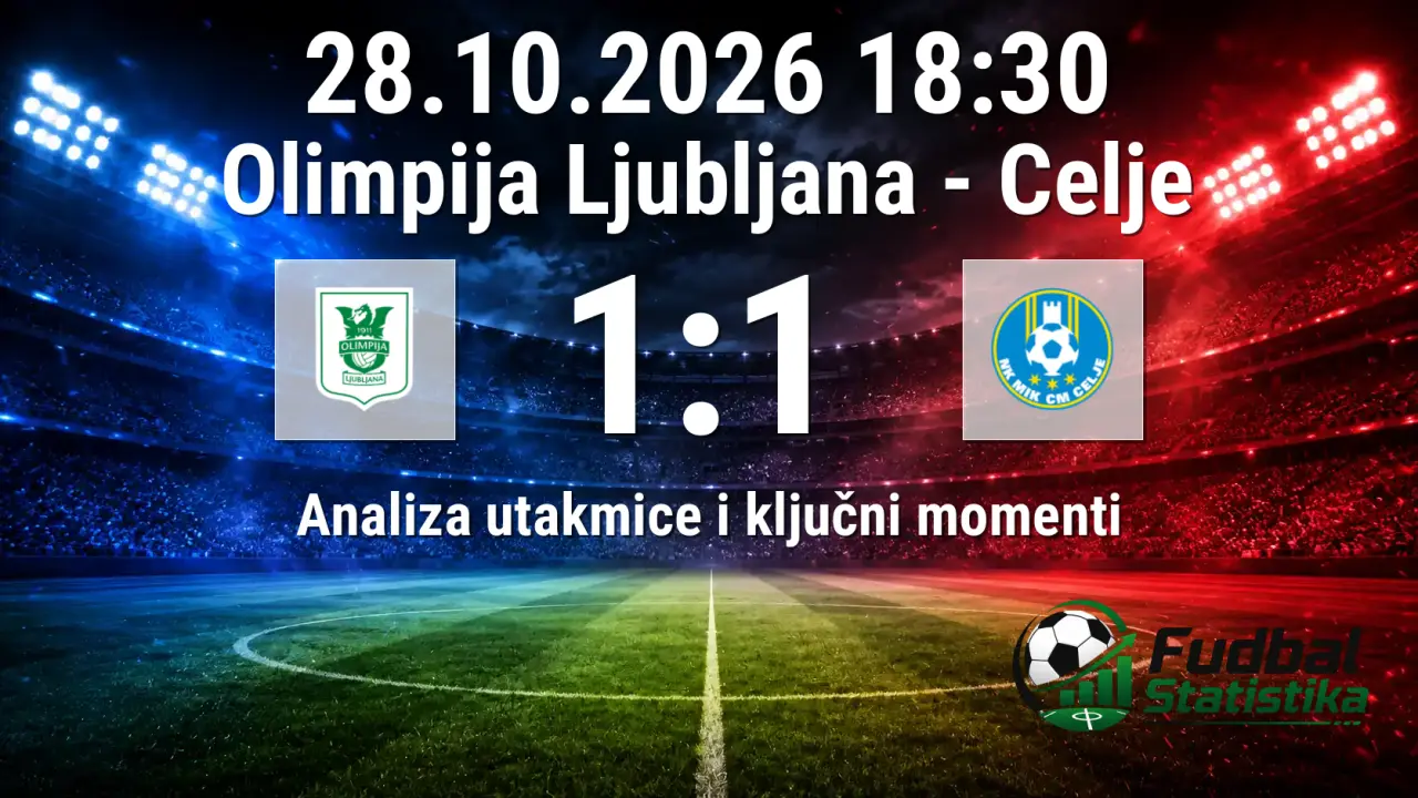 Olimpija Ljubljana - Celje 1:1, 13. kolo 1. SNL