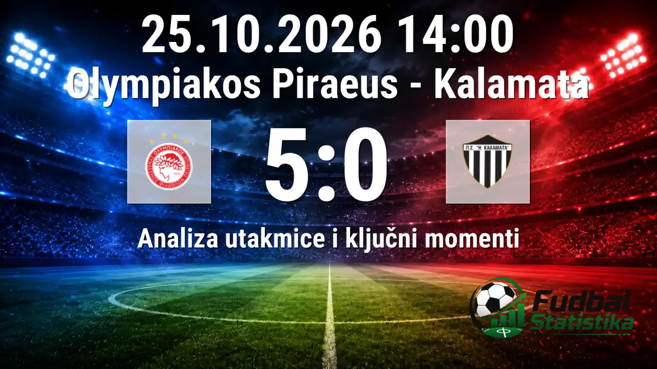 Olympiakos Piraeus - Kalamata 5:0 analiza