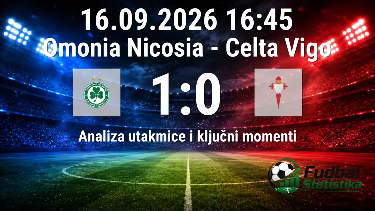 Omonia Nicosia - Celta Vigo 1:0, UEFA Europa League