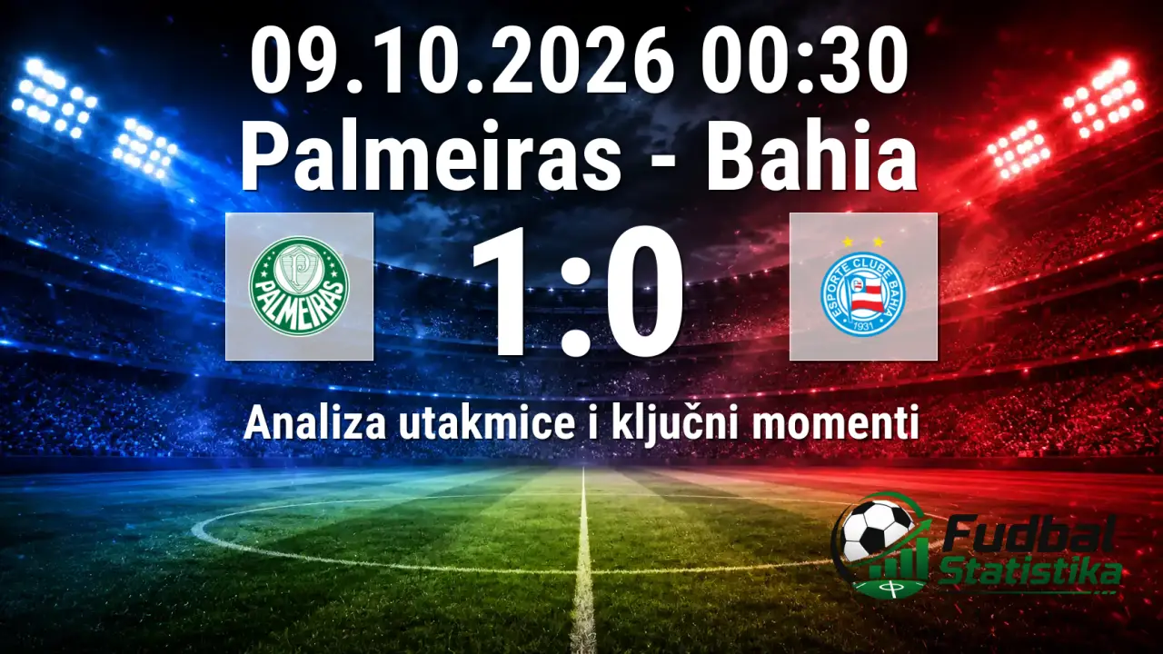 Palmeiras minimalno bolji od Bahie u 29. kolu Serie A Brazil