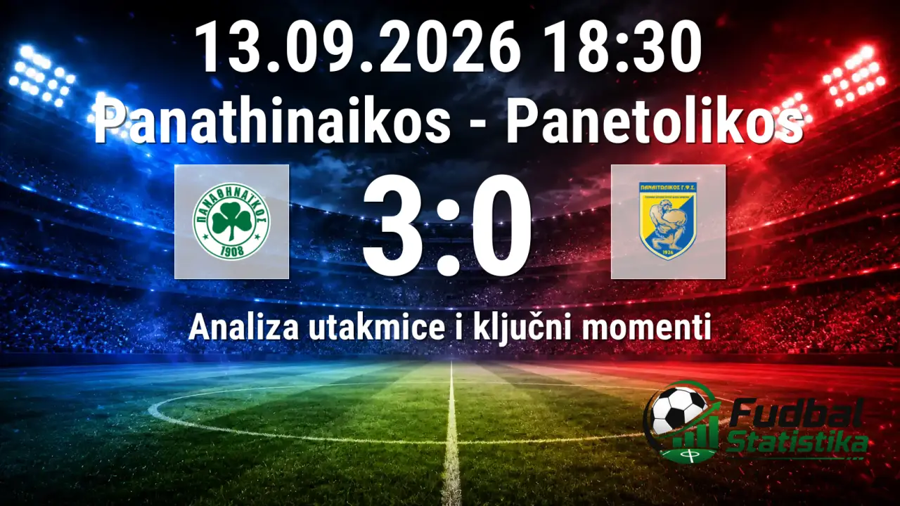 Panathinaikos - Panetolikos 3:0, Super League 1, 4. kolo