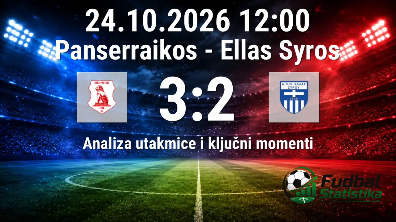 Panserraikos pobedio Ellas Syros u Grčkoj Super League 2