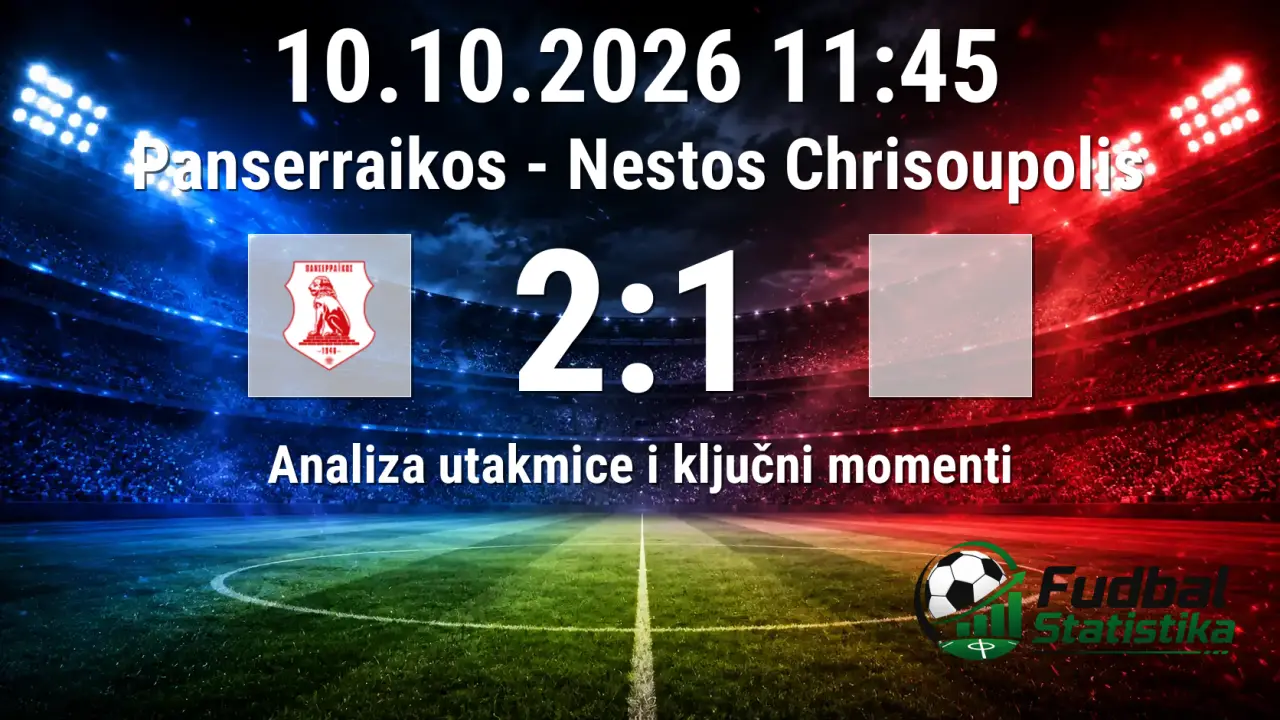 Panserraikos vs Nestos Chrisoupolis 2:1 - Super League 2 Grčka