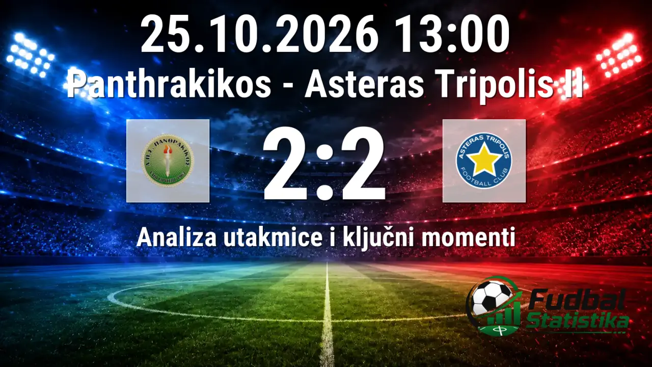 Panthrakikos i Asteras Tripolis II remizirali u Grčkoj Superligi 2