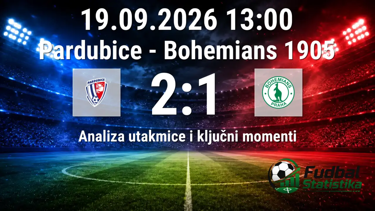 Pardubice vs Bohemians 1905 2:1 - analiza utakmice 9. kola Češke lige