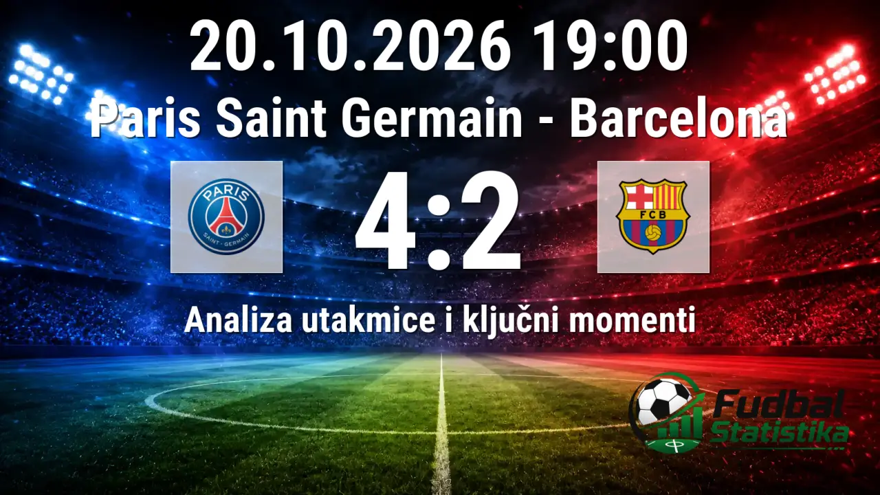 PSG - Barcelona 4:2, Liga šampiona 2026