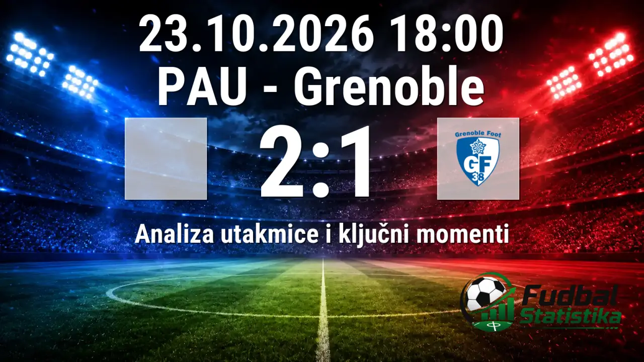 PAU vs Grenoble 2:1 - Analiza utakmice Ligue 2