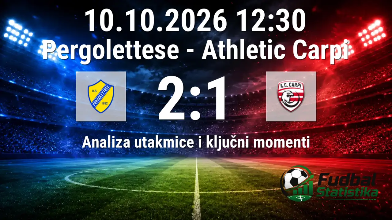 Pergolettese - Athletic Carpi 2:1, Serie C Girone A