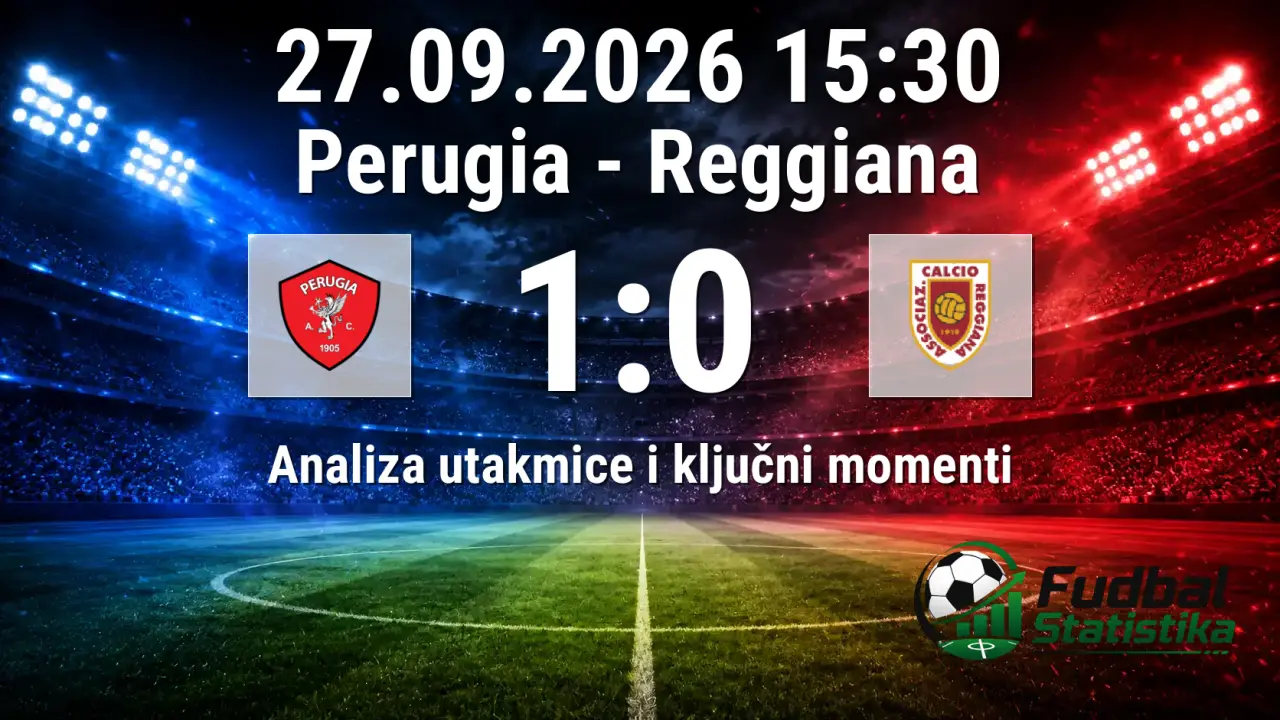 Perugia - Reggiana 1:0, Serie C Girone B