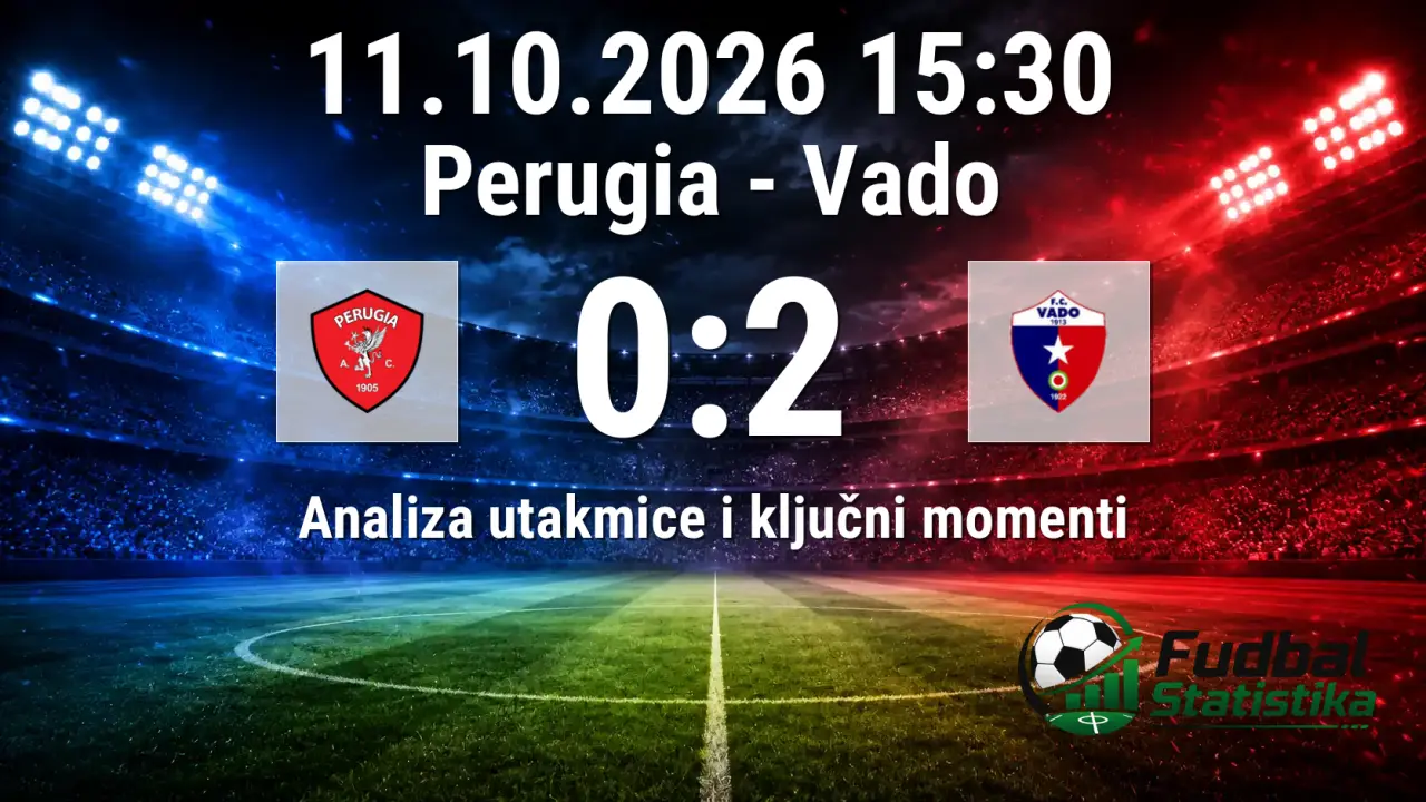 Perugia - Vado 0:2, Serie C Girone B