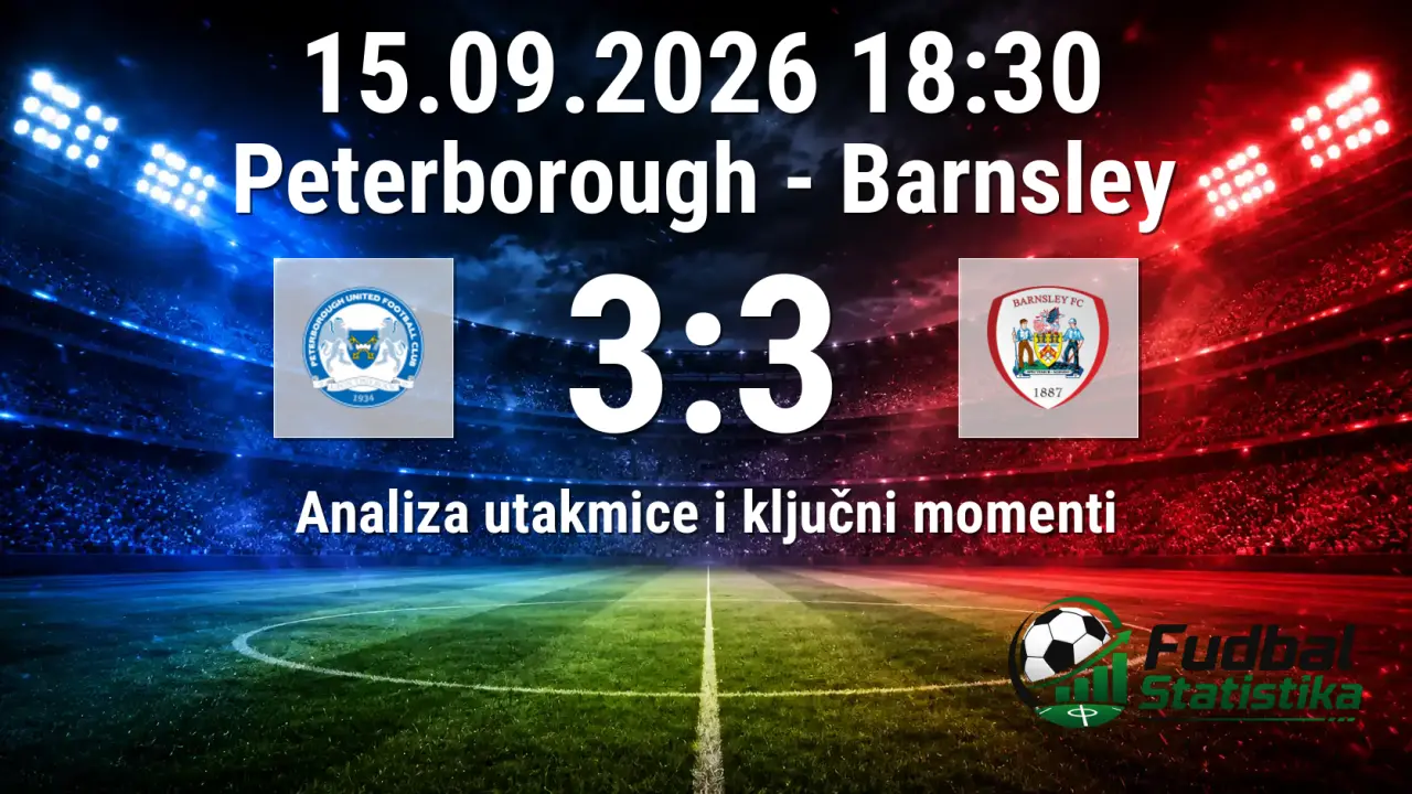 Peterborough - Barnsley 3:3 (7:6 pen) Liga Kupa Engleske