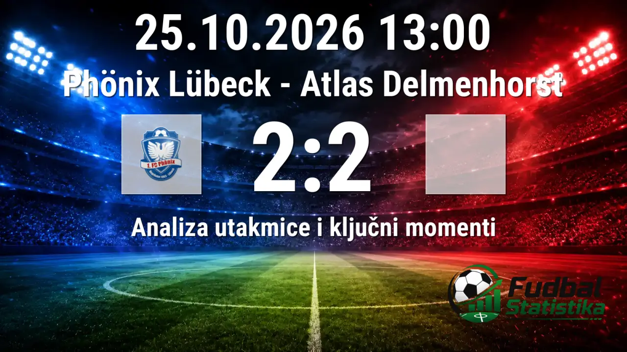 Phönix Lübeck - Atlas Delmenhorst 2:2, Regionalliga Nord