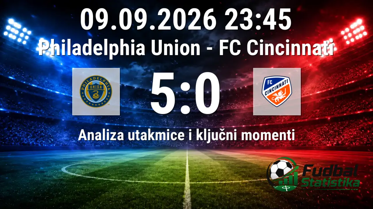 Philadelphia Union protiv FC Cincinnati: Ubedljiva pobeda u MLS-u