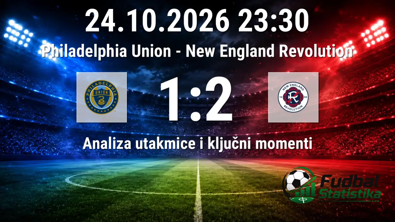 Philadelphia Union - New England Revolution 1:2, MLS 2026