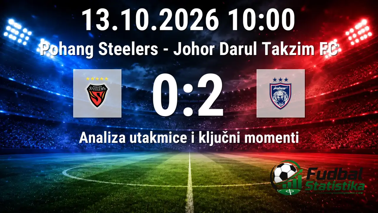 Pohang Steelers - Johor Darul Takzim 0:2