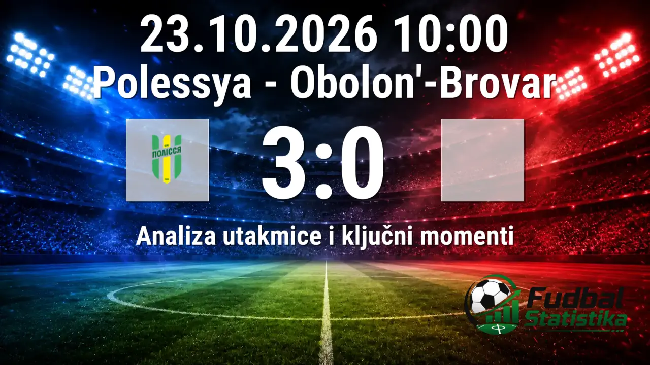 Polessya - Obolon'-Brovar 3:0 analiza