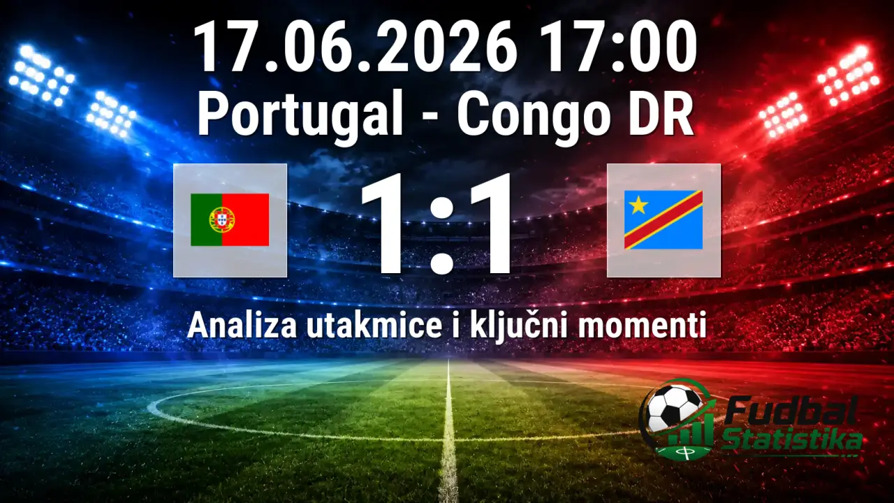 Portugal - Congo DR 1:1, Svetsko prvenstvo 2026