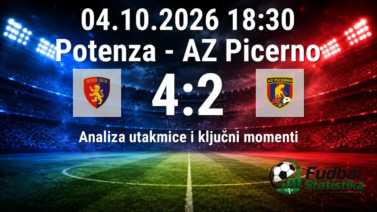 Potenza - AZ Picerno 4:2, Serie C Girone C