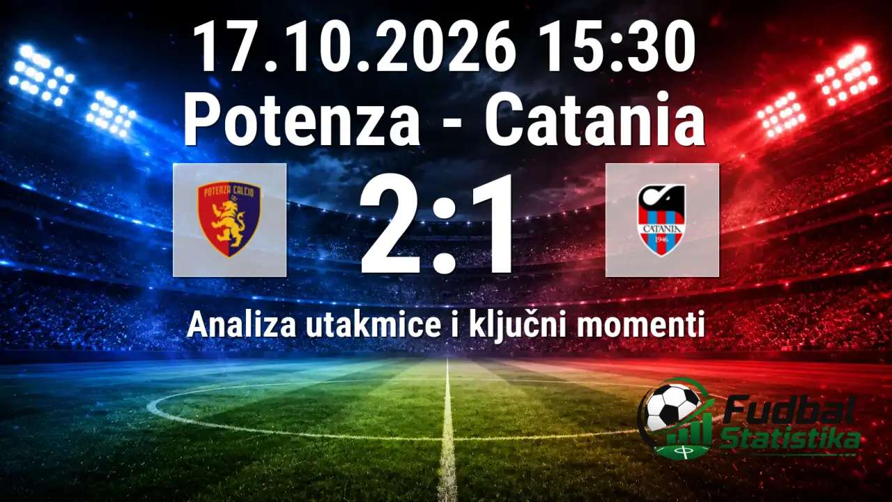 Potenza - Catania 2:1, Serie C Girone C