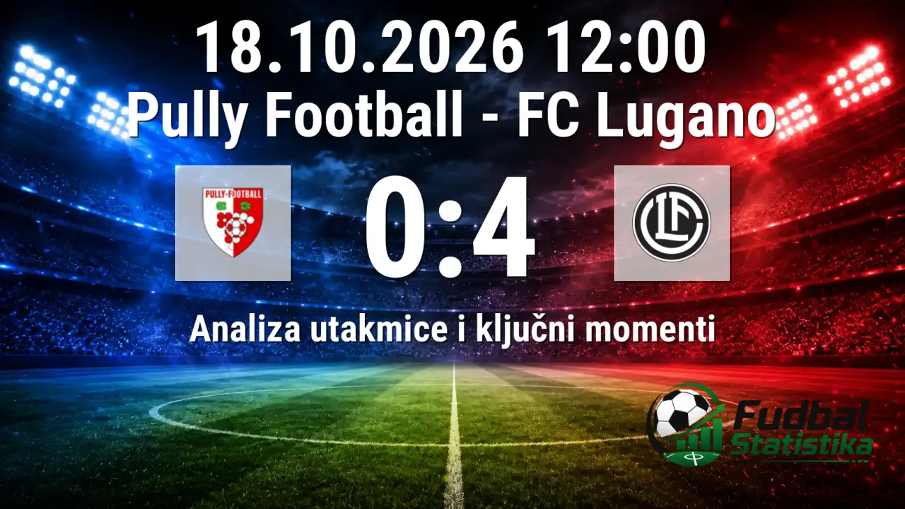 Pully Football vs FC Lugano 0:4 - Schweizer Cup 2026
