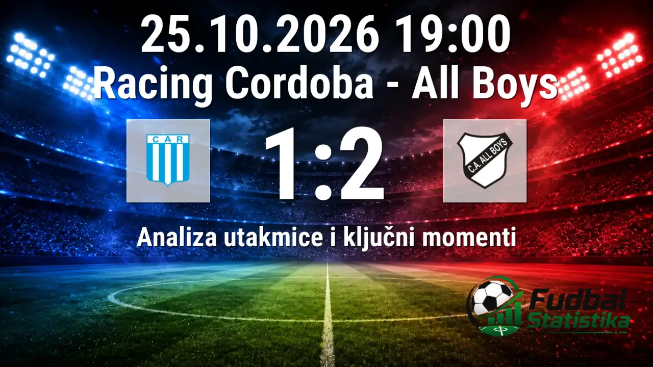 Racing Cordoba - All Boys 1:2, Primera Nacional 2026